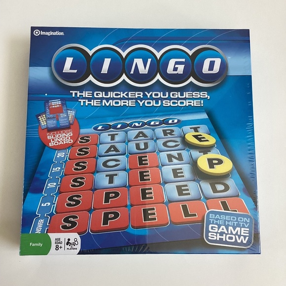 Imagination LINGO BOARD GAME Popular TV Show Family Word Fun NEW & SEALED - Picture 1 of 7